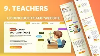 9. Qualified Teacher | Coding Bootcamp Website | Allustrode #webdevelopment #webdev #webdesigning
