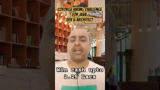 Java hiring contest by coforge #shorts #viralvideo #shortfeed
