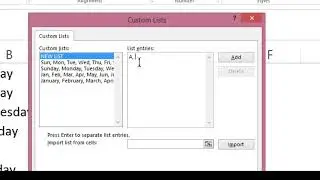 How to create automatic drop list in excel