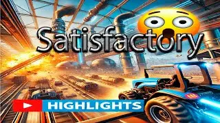 Лучшие моменты в Satisfactory! Летающий трактор и не только!🚀🚜