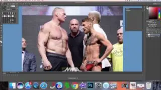 Photoshop Tutorial: Conor McGregor versus Brock Lesnar Fight