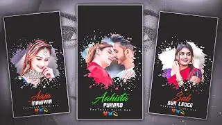 🔥4K+ Full Screen Trending Paint Brush Text Animation Alight Motion | alightmotion video editing