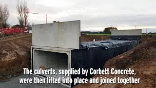 Farm buildings: underpass for large herd
