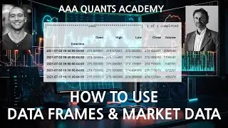 Use Market Data and Data Frames from Y Finance | Algo Trading | Python