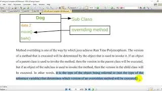 OOP With Java | Function Overriding | Method Overriding | Runtime Polymorphism