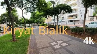 Walking in Kiryat Bialik | North Israel | 4k