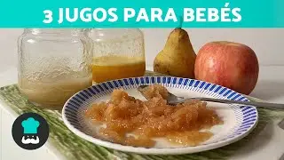 3 JUICES for 6-month-old BABIES 🍊🍏 (Healthy Juices for Babies)