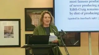 Professor Katharine Cockin: Edward Gordon Craig and his sister, Edith Craig