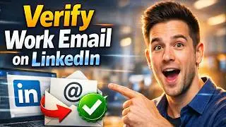 How to Verify Work Email address on LinkedIn | Verify Work Email on LinkedIn
