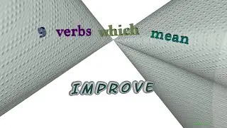 improve - 15 verbs synonym of improve (sentence examples)