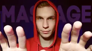 Усыпляющий массаж лица и головы💤 АСМР 😴