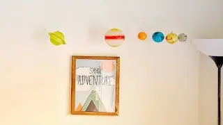 Mini Planet Solar System for Your Children Using a Smart Lamp as the Sun #BuildASmarterHome