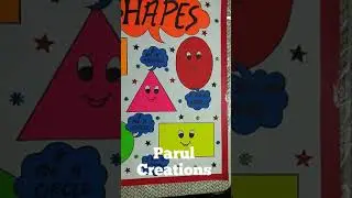Chart on Different Shapes || School Project || For Kindergarten