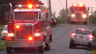 Marion Fire Company Tanker 52 & Tanker 52-1 Responding 6/5/20