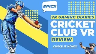 Cricket Club VR Review || Oculus Rift Gameplay || Batting practice @ home during lock-down period||
