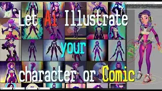 Easy character Illustrations in AI with stable diffusion and Dreambooth