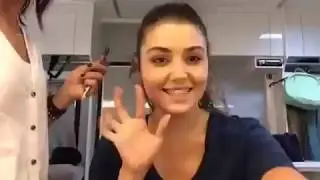 Hande Erçel Set  Makyajı