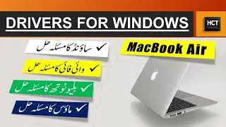 MacBook air drivers for windows  - Wi-Fi ,Trackpad & No Sound Problem Solved