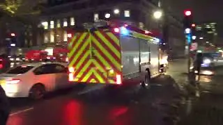 F266 London Fire Brigade (Bethnal Green) Responding.