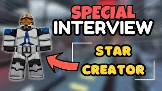 STAR CREATOR INTERVIEW! 🎥 |  What Makes a Great GAR Youtuber? ⭐ | Roblox Star Wars