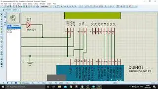 membuat display text dengan LCD 16x2 dan arduino pada Proteus 8 Pro