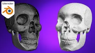 Blender Skull Retopology Tutorial