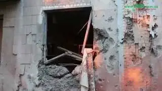 Последствия обстрела Горловки 8 июня 2015 года