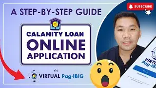 PAG-IBIG CALAMITY LOAN ONLINE VIA VIRTUAL PAG IBIG 2024