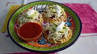 SOPES CON LONGANIZA A LA MEXICANA, FACIL DE PREPARAR!!!