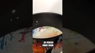3D printed snare drum shell