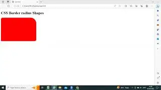 CSS shapes using border radius