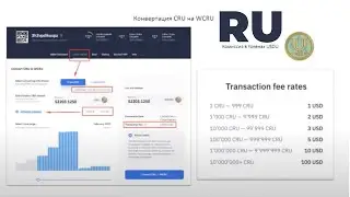 Конвертация CRU на WorldCRU. Как будет проходить? Какие комиссии при переводе?