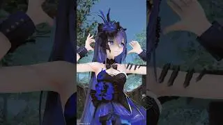 [Honkai Impact 3rd] 블랙 블루 드레스 | Seele [MMD]