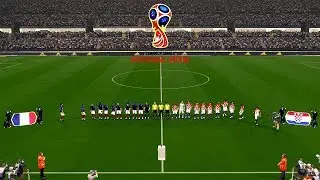 PES 2017 -France vs Croatia - FINAL FIFA World Cup RUSSIA 2018 Gameplay