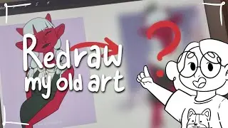 stop being art blocked, draw this 😈 art vlog - draw with me