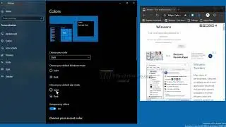 Microsoft Edge Chromium is following the system Dark theme