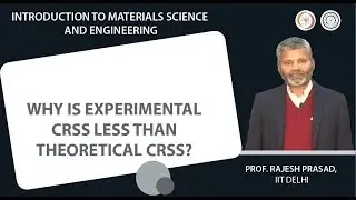 Why is experimental CRSS less than theoretical CRSS?