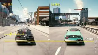 Cyberpunk 2077 - PS4 Patch / Update 1.06 vs 1.1 (1.10) Frame-Rate Test Gameplay