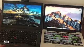 Lenovo T460 vs Macbook pro windows 10 vs Mac OS sierra