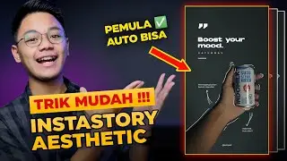 TRIK MUDAH‼️ CARA MEMBUAT INSTASTORY AESTHETIC - Instagram Story Aesthetic Keren - Tutorial Pixellab