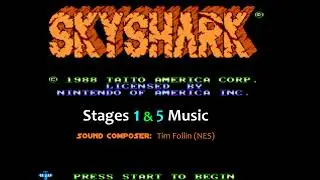 Sky Shark (NES) - Stages 1 & 5 Music (Extended)