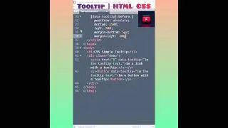 Tooltip | HTML CSS | 