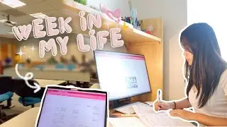 a week in my life 📚 introvert college life, vsa events, studying