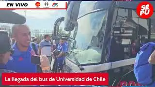 Superclásico 2023 :: La llegada de Universidad de Chile al Estadio Monumental