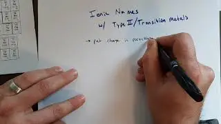 Naming Ionic Compounds with Type II Metals