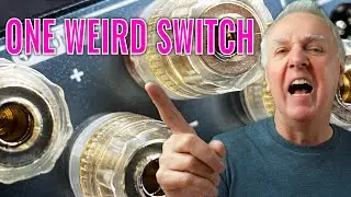 A tiny amplifier with a weird switch in a strange place