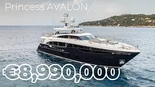 Inside a 35m yacht FOR SALE Princess 