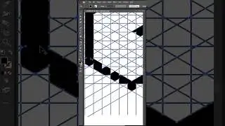 polygon logo in grid  illustrator🔥🔥
