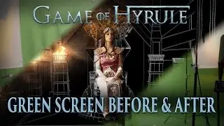 Game of Hyrule GREEN SCREEN Before and After