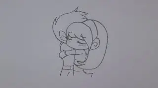 Como desenhar um casal se abraçando